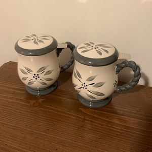 Temptations Old World Gray Tea Set